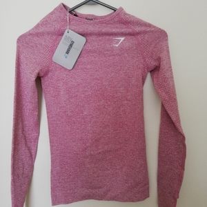 NWT Gymshark Pink Vital Seamless Long Sleeve